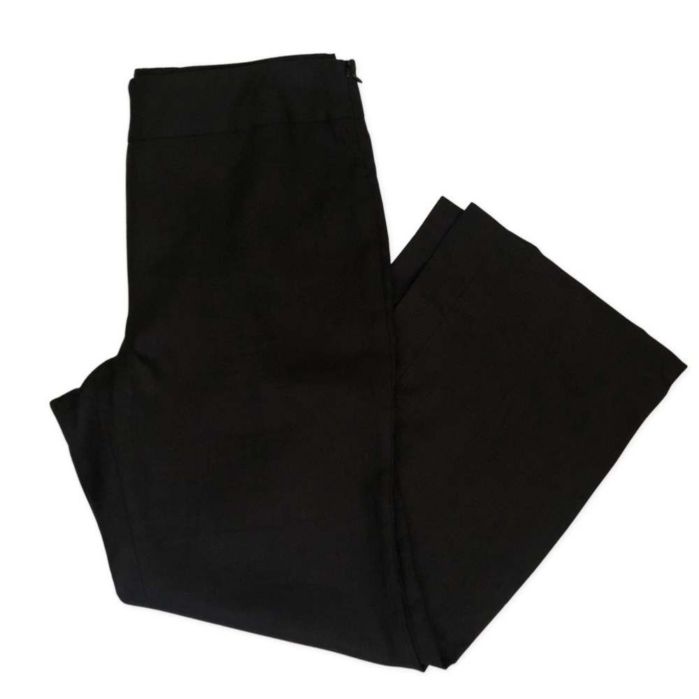 Jones New York Collection Petites 100% Linen Wide Leg Pants